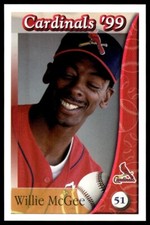 1999 St. Louis Cardinals Police Willie McGee #NNO