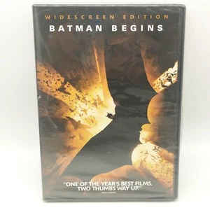Batman Begins (DVD, 2005, Widescreen) Christian Bale, Michael Cain SEALED  - Picture 1 of 2