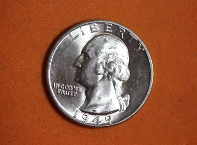 1949-D  Washington  Quarter Dollar #P13564 - Image 1 of 2