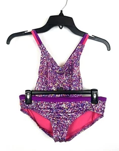 Nike Girl’s Two Piece Purple Tankini Swimsuit Set Size XL - Picture 1 of 6