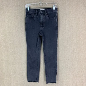 Madewell Stove Pipe Jeans 27x24 Damen Grau Skinny Crop High Waist Rise Ankle - Bild 1 von 12