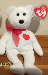 CASANOVA 8" Bears Ty Beanie Baby Babies Valentine's Day - Picture 1 of 1