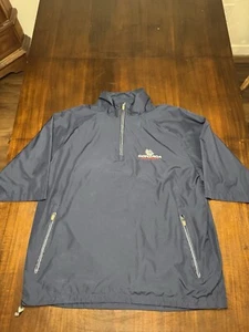 Vintage Antigua Gonzaga Bulldogs 1/2 Zip Windbreaker Golf Activewear Size Medium - Picture 1 of 10