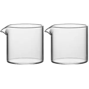 2pcs Transparent Glass Creamer 4oz Mini Coffee Milk Creamer Pitcher. - Picture 1 of 7