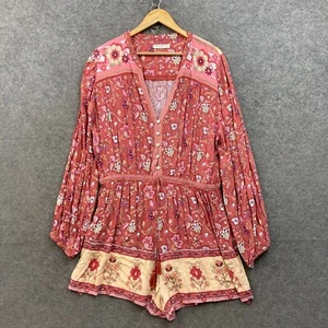 Spell & The Gypsy Playsuit Womens 2XL XXL Long Sleeve Floral Bohemian 49609 - Picture 1 of 11