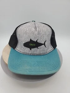 Prana Mütze Herren Einheitsgröße OSFM Snapback Truckermütze Fisch Taco Grafik Baseballkappe - Bild 1 von 8