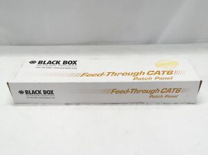 Black Box JPM820A CAT6 Feed-Through 2U Unshielded 48-Port Patch Panel Open Box