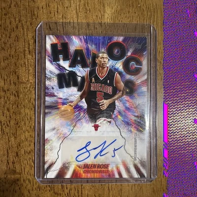 2025-26 Topps Havoc Marks #HM-JR Jalen Rose Bulls 签名 — 第 1/2 张图片