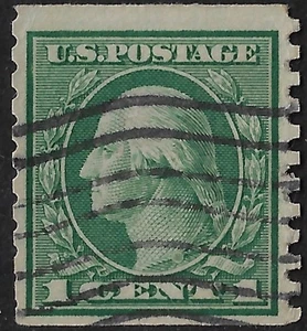 US Scott 452 used CV$ 17.50. Rotary printing, SL wmk,  perf 10 vert. F-VF (a7492 - Picture 1 of 3