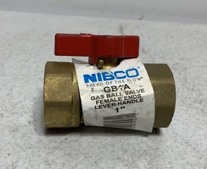 Nibco GB1A Gaskugelhahn 1" Hebelgriff 600 PSI - Bild 1 von 7
