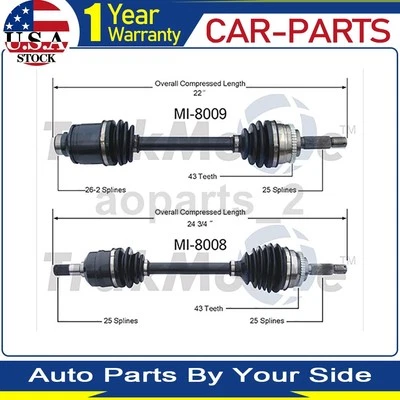 Соединение передней оси TrakMotive для полного привода Eagle Talon 2,0 л 1998 1997 1996 1995 - Изображение 1 из 3