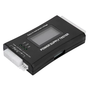 LCD Digital Power Tester LCD PC Computer 20/24 Pin 4 PSU ATX BTX ITX SATA HDD - Zdjęcie 1 z 12