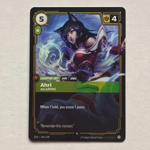 Ahri Alluring 066/298 Riftbound League Of Legends Origins Rare Foil NM - Bild 1 von 2