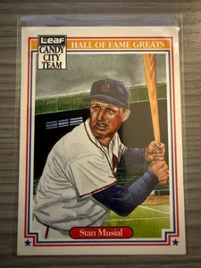1987 Leaf Candy City Team Hall of Fame Greats #H4 Stan Musial Cardinals - Picture 1 of 2