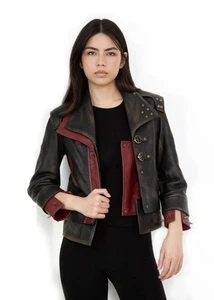 Vi Arcane Bomber Jacket Women | LOL Pit Fighter Leather Jacket | Arcane Season 2 - Picture 1 of 5