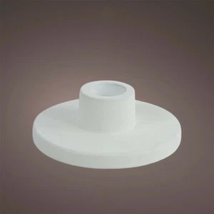 Countryfield - Kerzenständer Button 10,5 cm Beton schwer robust Innen Außen weiß - Bild 1 von 2