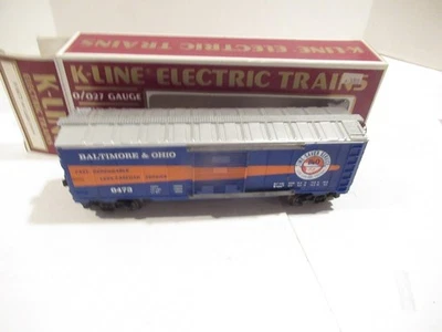 K-LINE TRAINS - 0/027  - K-6473 - BALTIMORE & OHIO BOXCAR - LN- BXD - SH - Image 1 of 4