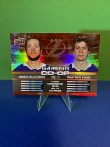 2024-25 Upper Deck Series 1 Gaming Co-op CGO-7 Nikita Kucherov Brayden Point - Picture 1 of 2