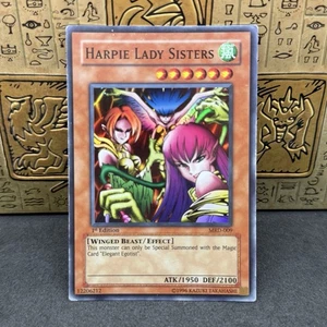 Yugioh Harpie Lady Sisters MRD-009 Super Rare 1st Edition Asian English LP - Bild 1 von 2