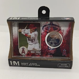Mike Trout Coin Card Collection Highland Mint MLB LAA Angels - Picture 1 of 10