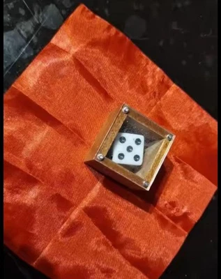 Würfel Zaubertrick Holzkiste Gedankenlesen Requisite Illusion Partyware E072 - Bild 1 von 2