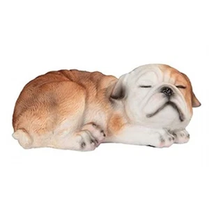 Bulldogge schlafende Figur 7 cm breit - Bild 1 von 2