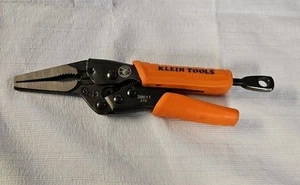 Klein Tools 38611 Long Nose Locking Pliers with Quick Release Handles, 6-Inch - Picture 1 of 5
