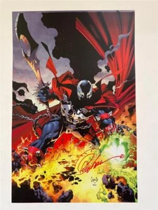 SDCC 2022 SIGNED Litho Art Print by Greg Capullo Spawn # 300 Cover - Picture 1 of 3
