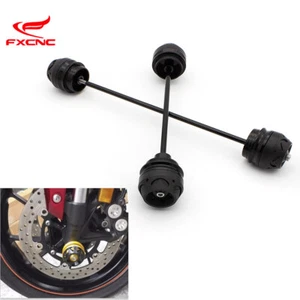 FXCNC Fit Ducati Diavel Carbon 2011-2016 Front&Rear Axle Slider Frame Crash Pad - Bild 1 von 9