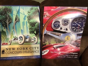 Pósters de Audi y Ferrari 2005 del Concurso de Elegancia de Nueva York de Alain Levesque - Imagen 1 de 12