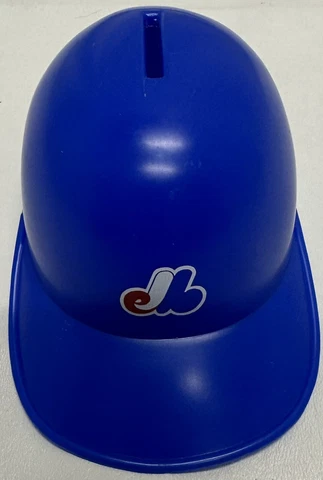 VINTAGE 1973 MONTREAL EXPOS MLB MINI BATTING HELMET COIN BANK Cover