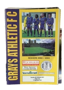 GRAYS ATHLETIC V AYLESBURY UNITED - BRYCO CUP - 4/2/2003 - Picture 1 of 1