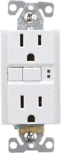 Receptáculo dúplex Eaton SGF15-W GFCI 15A conexión a tierra de 3 cables 125 V - Imagen 1 de 1