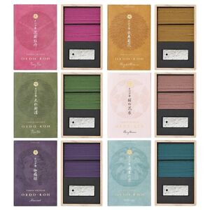 Japanese Incense Nippon Kodo Oedo-Koh "6 fragrances Set" 60 Sticks x 6 Boxes