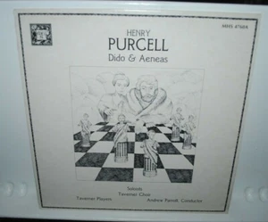 Henry Purcell, Dido & Aeneas, Taverner Choir, LP record, Musical Heritage, NRMT - Picture 1 of 1
