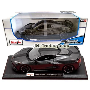 Maisto Special 1:18 Scale Die Cast Black 2020 Chevrolet Corvette Stingray Coupe - Picture 1 of 1