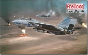 Fine Molds 1/72 Aircraft Series US Navy F-14A Tomcat Gulf War modelo de plástico FP53 - Imagen 1 de 7