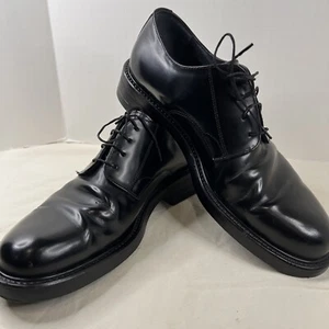 GH Bass Classic Plain Toe Oxford shoes Black Men 8.5 - Picture 1 of 12