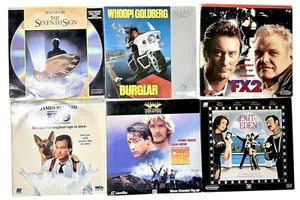 Lot of 6 VTG Police Cop Thriller Action 12" LaserDisc (LD) 1980's-90's Movies - Picture 1 of 22