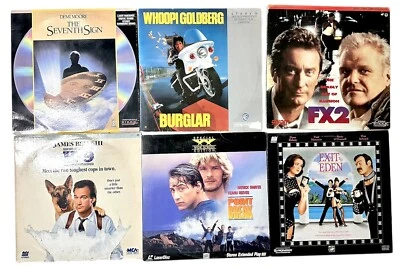 Lot of 6 VTG Police Cop Thriller Action 12" LaserDisc (LD) 1980's-90's Movies - Image 1 of 4