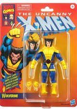 Hasbro Marvel Legends Retro Uncanny X-Men Wolverine 6  Blue Yellow Action Figure