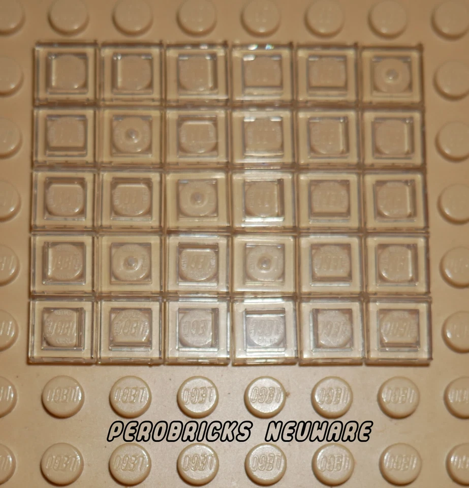Lego 30 x Fliese/Fliesen 1x1 transparent klar #3070b NEUWARE - Bild 1 von 1