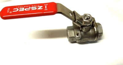 1/4" 2000 NPT Full Port Ball Valve 316 Stainless 2PC Design Seal Welded 152WH - Image 1 of 4