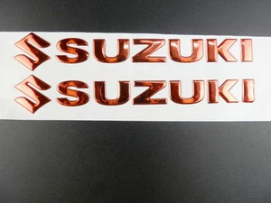 New 3D Soft Rubber Fuel Gas Tank Fairing Body Emblems Decal Sticker For GSXR - Bild 1 von 4