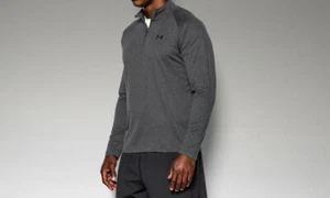 NUOVO TOP DA ALLENAMENTO UOMO UNDER ARMOUR UA QUARTER ZIP TECH LEGGERO S - Foto 1 di 5