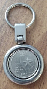 Energy One Federal Credit Union TEXAS QUARTER Key Chain - Picture 1 of 7