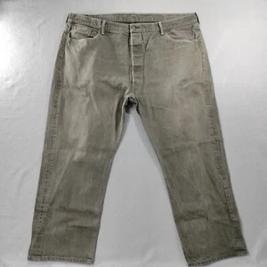 Levis 501 XX Straight Leg Button Fly Brown Denim Jeans Mens Size Actual 44x28 - Picture 1 of 6