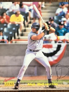 Nick Delvecchio Autographed Signed “Signature Rookies” 8x10 Photo Yankees MLB - Picture 1 of 4