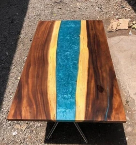 48" x 30" Epoxy Table, Epoxy Resin Table Top, Handmade Table - Picture 1 of 7