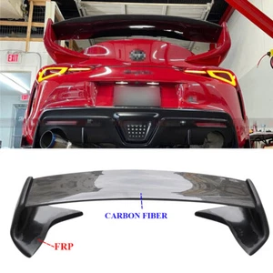 For Toyota Supra A90 MK5 2021+ Trunk Lip ST Spoiler Boot Wing Carbon Fiber & FRP - Imagen 1 de 14